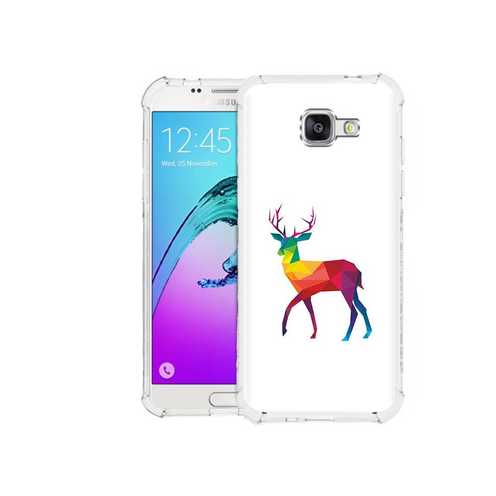 

Чехол MyPads Tocco для Samsung Galaxy A5 (2016) геометрический олень (PT25252.581.286), Прозрачный, Tocco