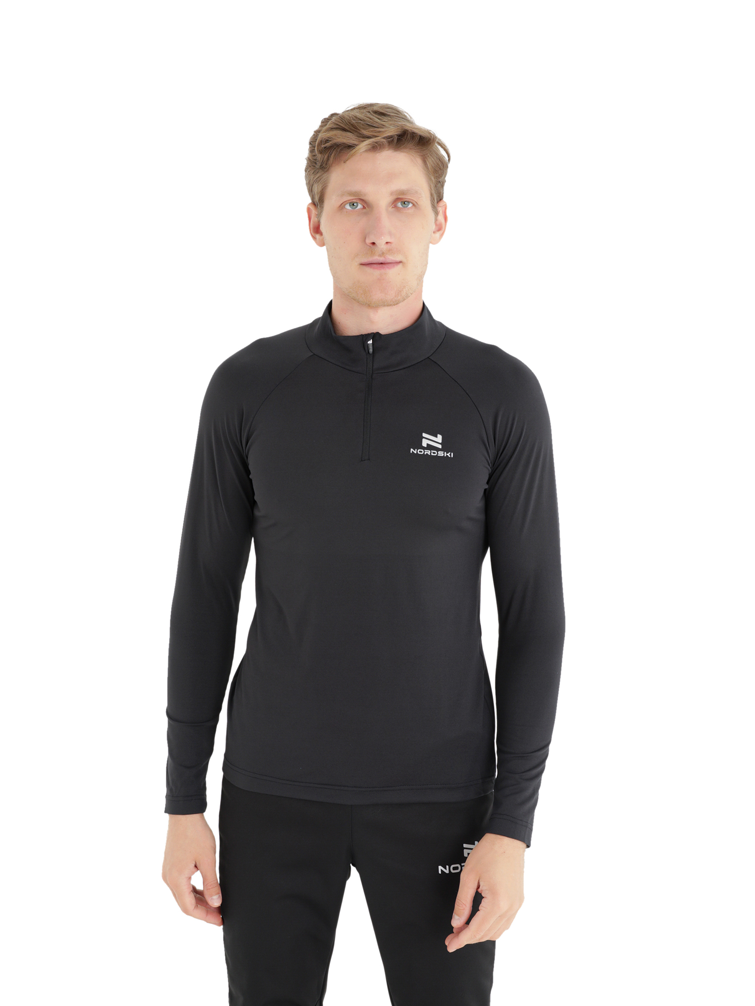 Футболка С Длинным Рукавом Беговая Nordski Pro Black S INT