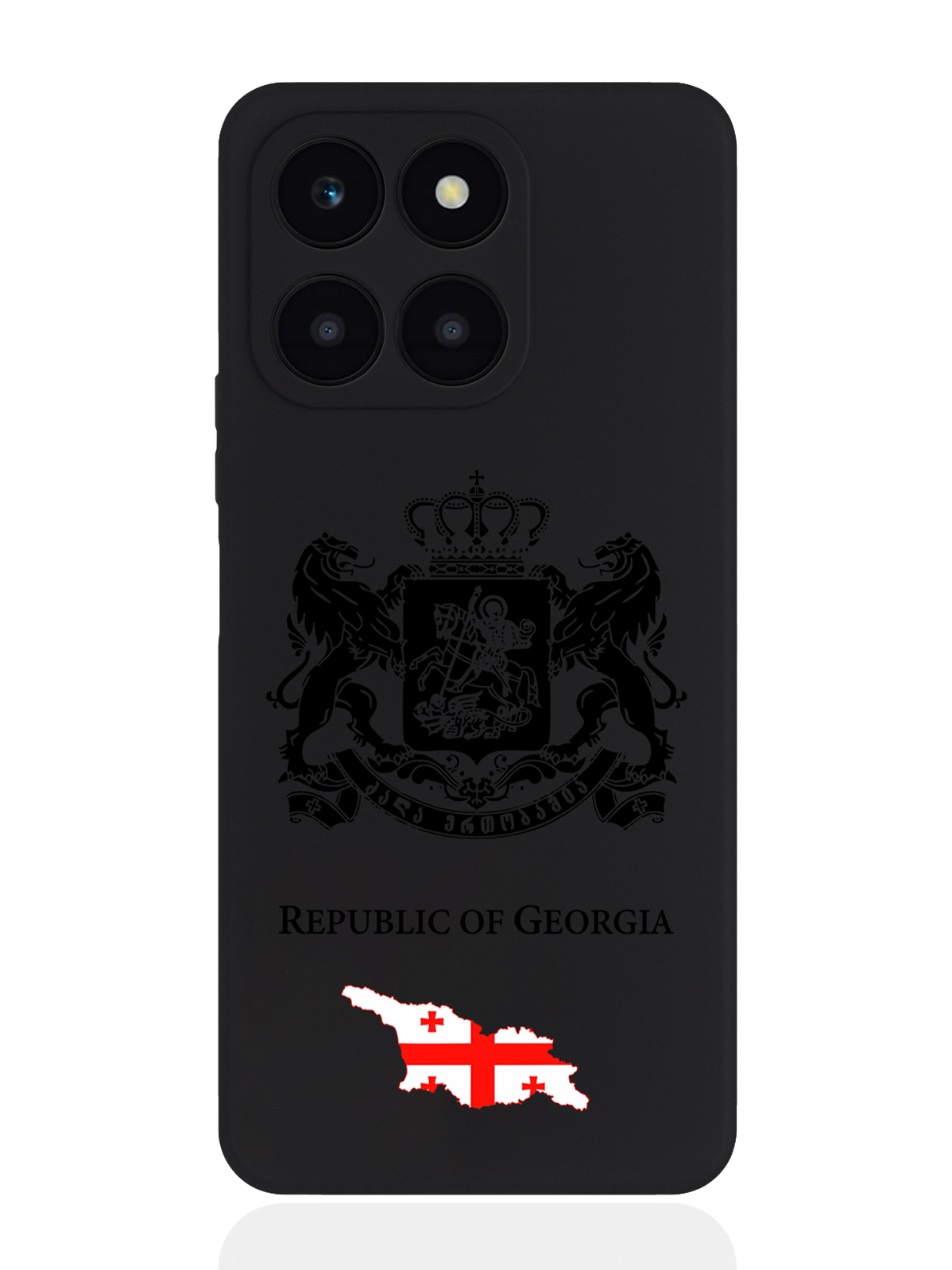 

Чехол SignumCase для Honor X6A Черный лаковый Герб Грузии, Honor