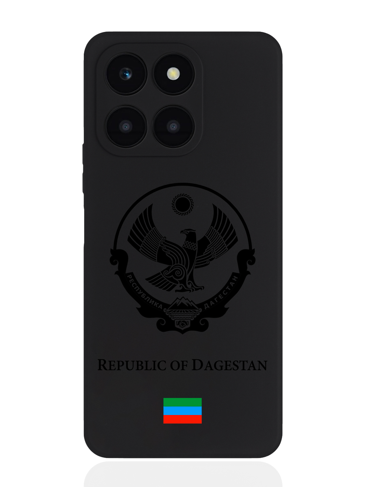 

Чехол SignumCase для Honor X6A Черный лаковый Герб Дагестана, Honor