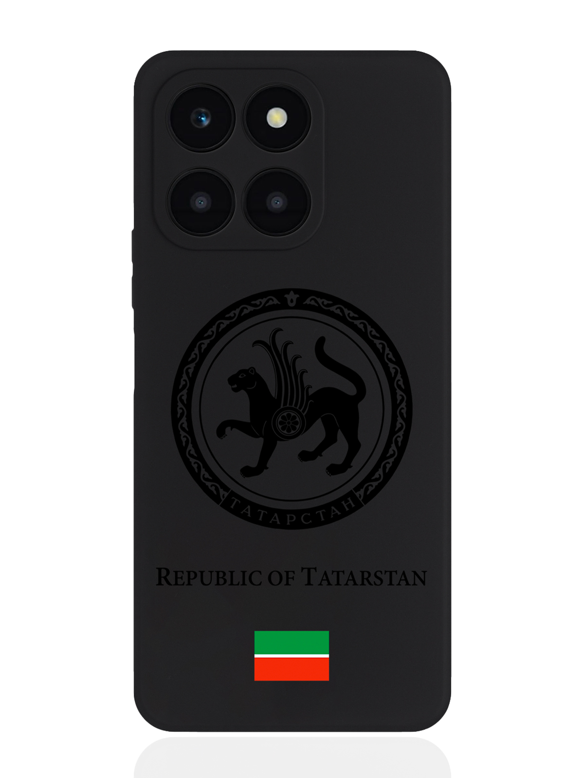 

Чехол SignumCase для Honor X6A Черный лаковый Герб Татарстана, Honor