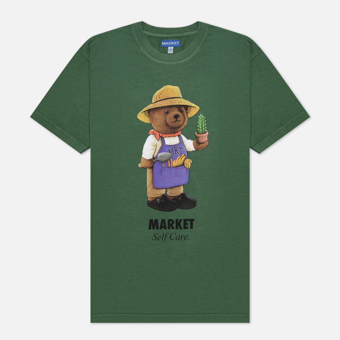 

Мужская футболка MARKET Botanical Bear зелёный, Размер S, Зеленый, Botanical Bear