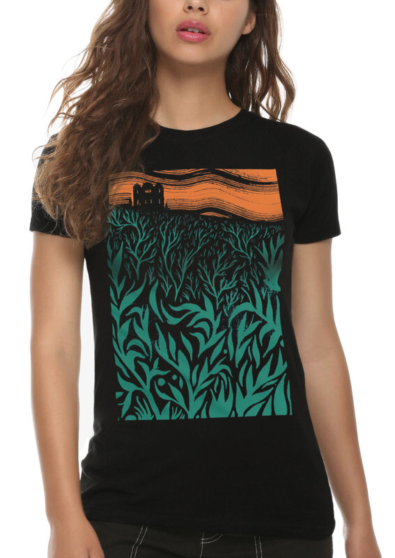 

Футболка женская Dream Shirts Фермерские Поля черная XL, Фермерские Поля
