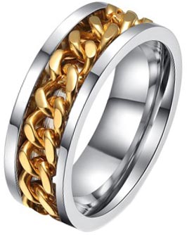 

Кольцо из стали р. 21,5 DG Jewelry DG-R045M-SG, DG-R045M-SG