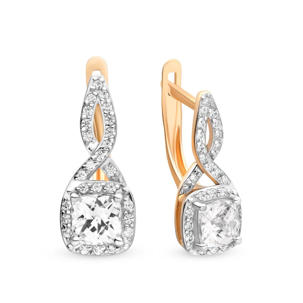 

Серьги из красного золота 585Gold 302004963, Swarovski, 302004963