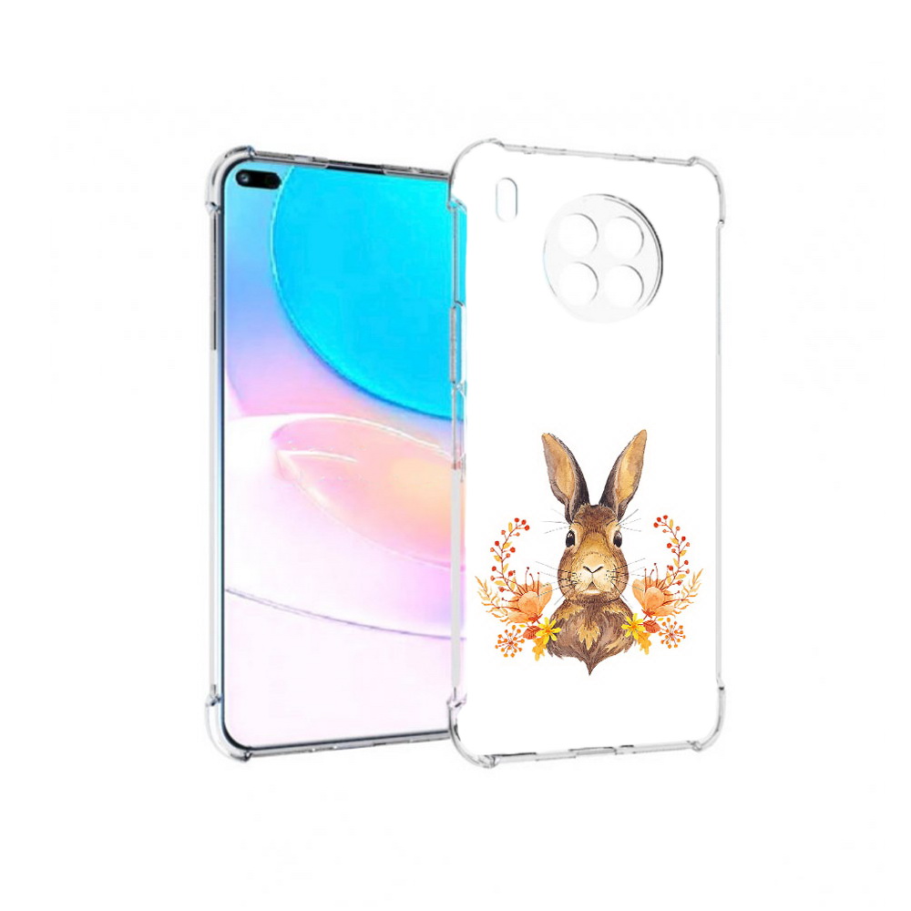 

Чехол задняя-панель-накладка-бампер MyPads зайка в цветах для Huawei Nova 8i, Прозрачный, Tocco