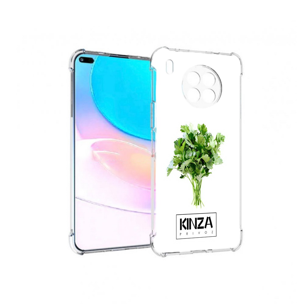 

Чехол задняя-панель-накладка-бампер MyPads Бренд Кинза для Huawei Nova 8i, Прозрачный, Tocco