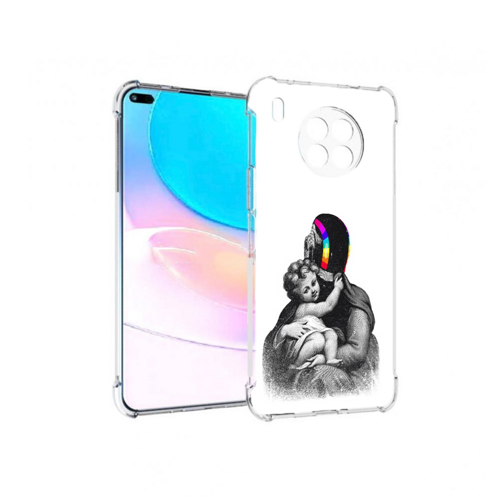 

Чехол задняя-панель-накладка-бампер MyPads защитник в шлеме для Huawei Nova 8i, Прозрачный, Tocco
