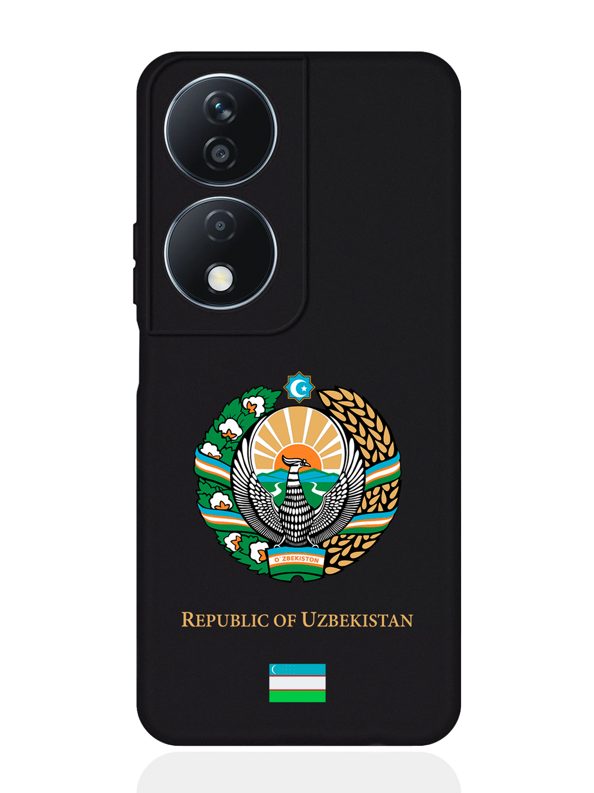 

Чехол SignumCase для Honor X7b Герб Узбекистана, Разноцветный, Honor