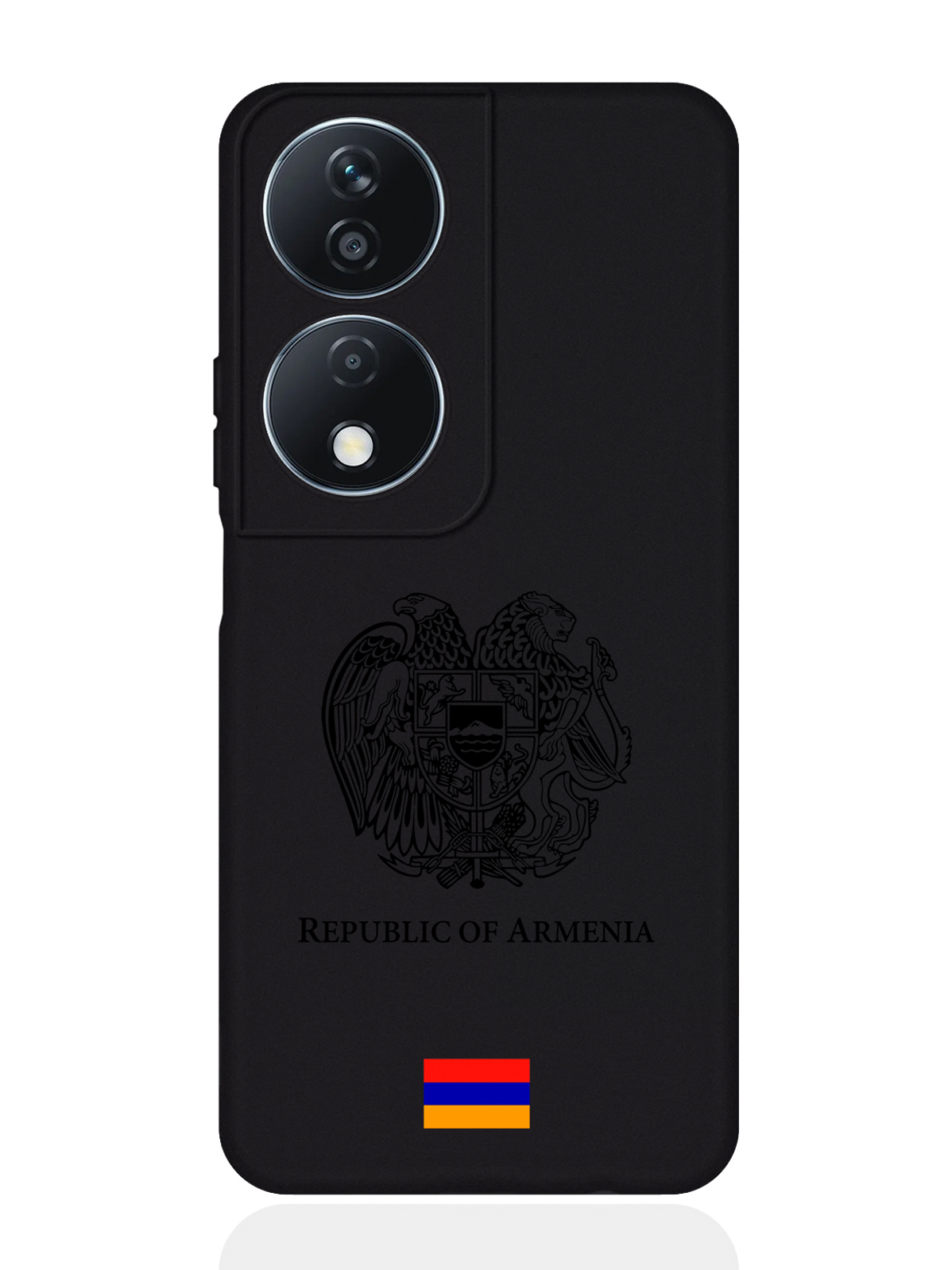 

Чехол SignumCase для Honor X7b Черный лаковый Герб Армении, Honor