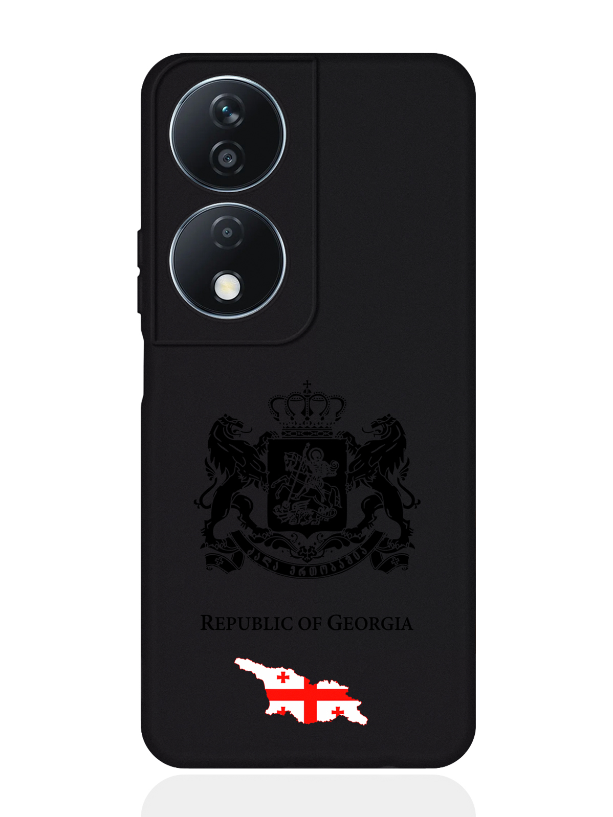 

Чехол SignumCase для Honor X7b Черный лаковый Герб Грузии, Honor