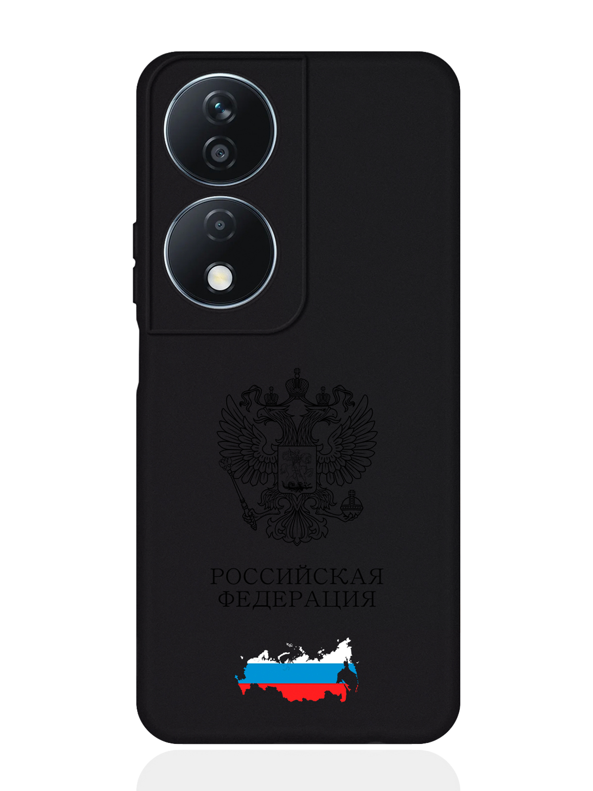 

Чехол SignumCase для Honor X7b Черный лаковый Герб России, Honor