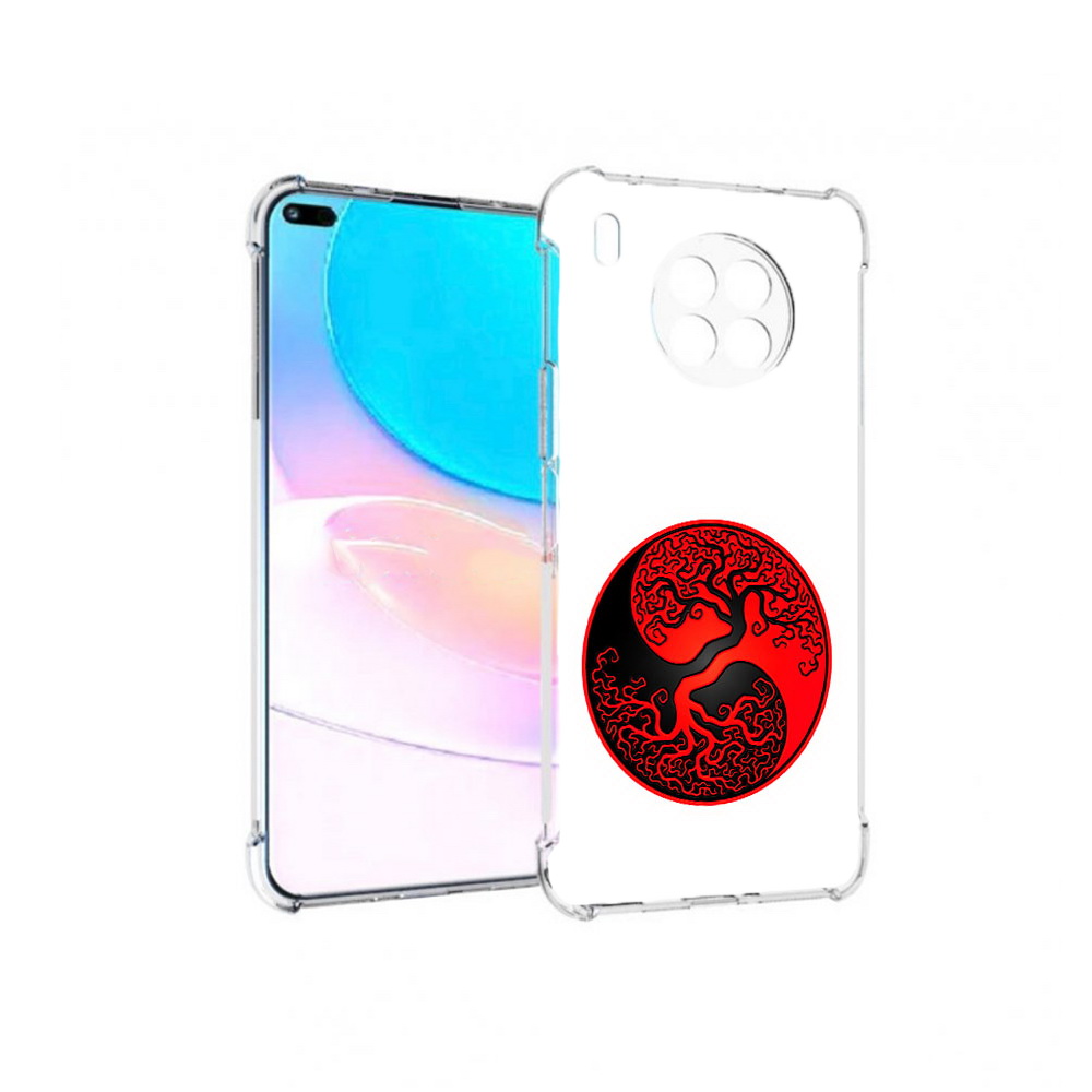 

Чехол задняя-панель-накладка-бампер MyPads инь янь дерево для Huawei Nova 8i, Прозрачный, Tocco