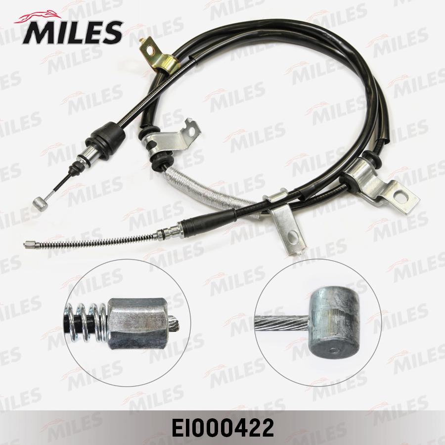 

MILES EI000422 Трос стояночного тормоза правый HYUNDAI GETZ -09 EI000422 1шт