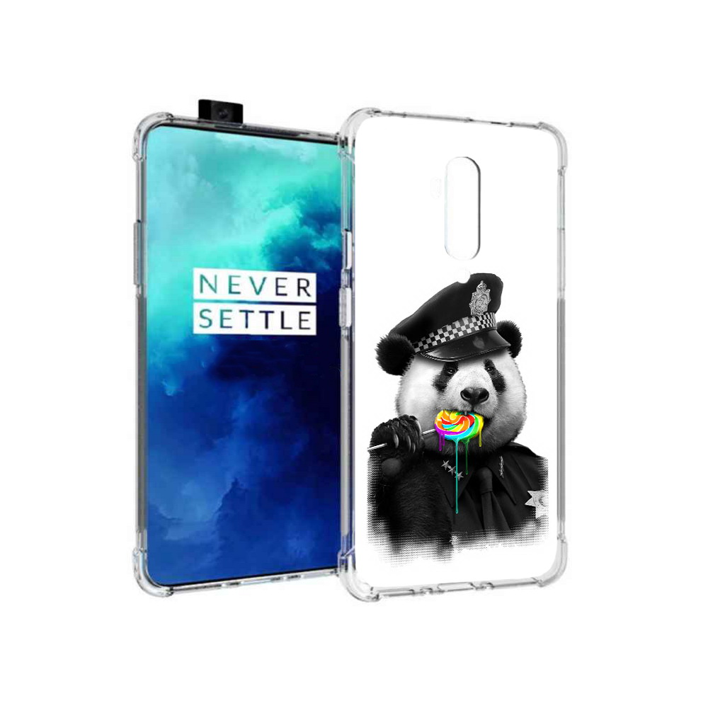 

Чехол MyPads Tocco для OnePlus 7T Pro Панда полиция (PT139735.142.130), Прозрачный, Tocco