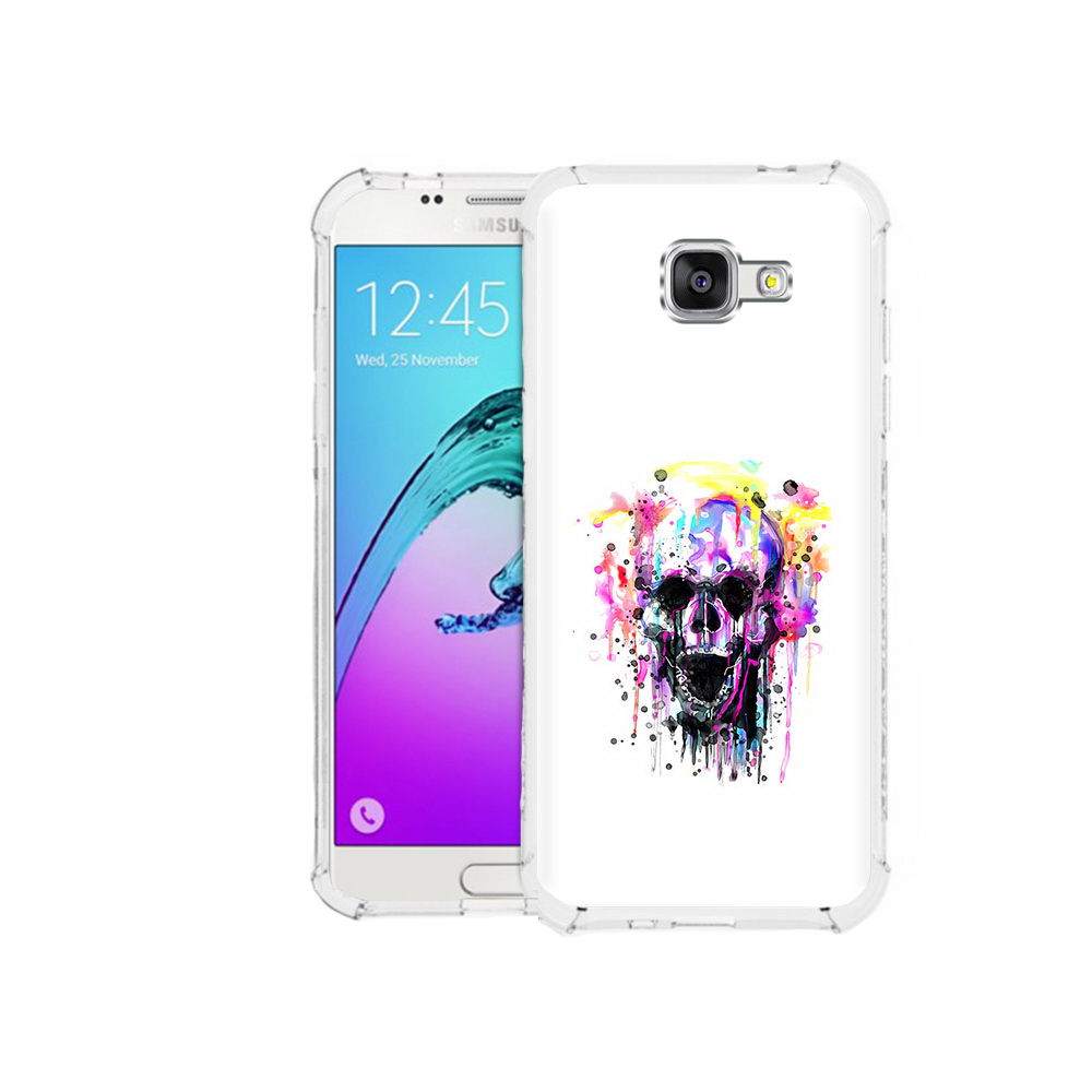 

Чехол MyPads Tocco для Samsung Galaxy A5 (2016) граффити череп (PT25252.581.298), Прозрачный, Tocco