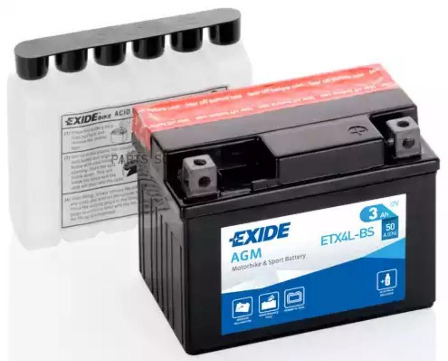 EXIDE Аккумулятор EXIDE ETX4LBS