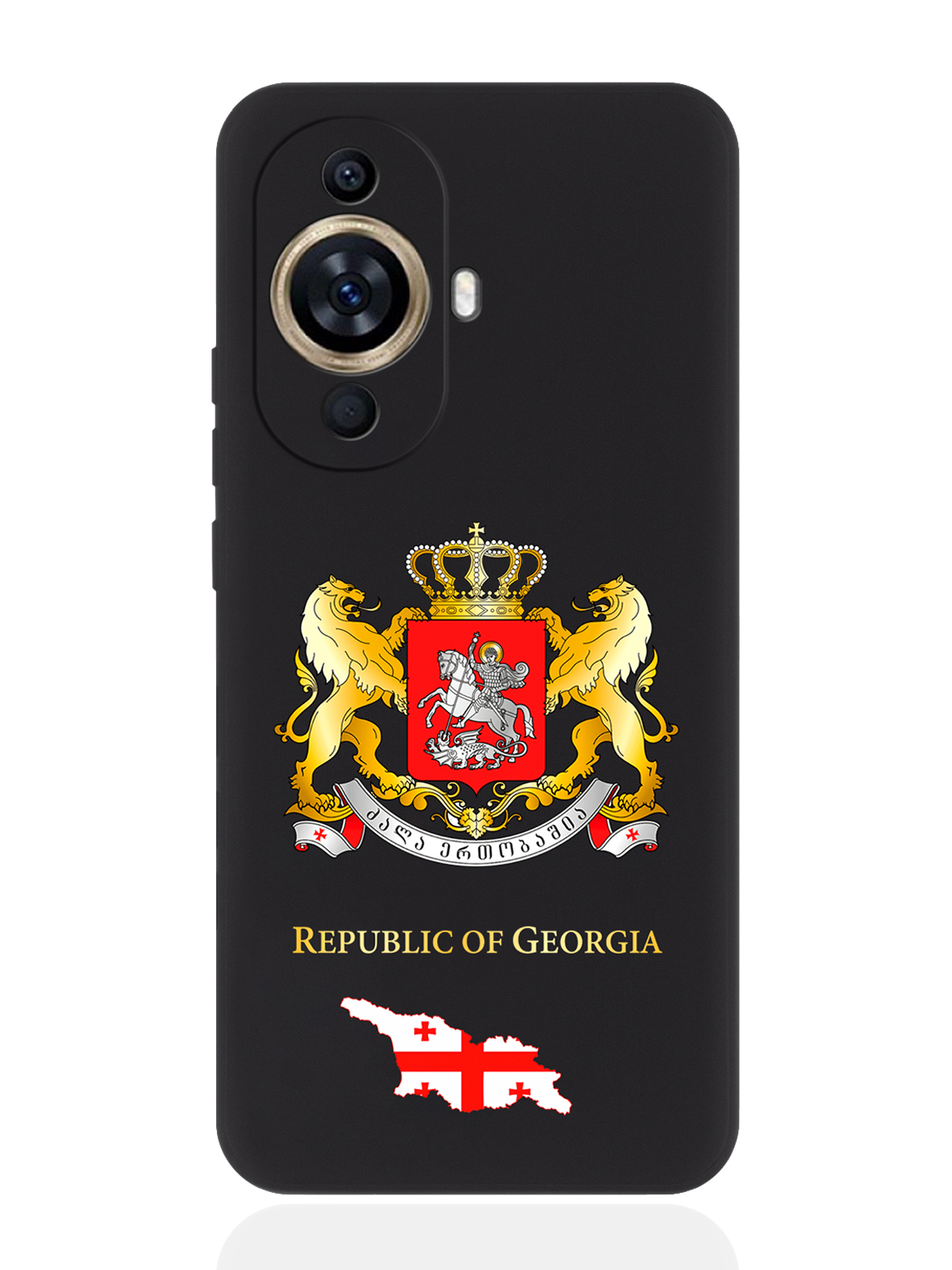 

Чехол SignumCase для Huawei Nova 11 Герб Грузии, Разноцветный, Huawei