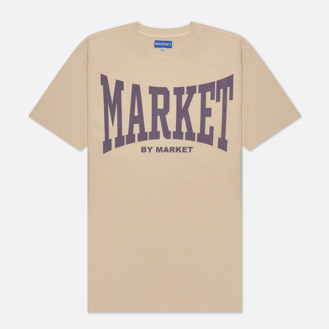 

Мужская футболка MARKET Persistent Logo бежевый, Размер M, Persistent Logo