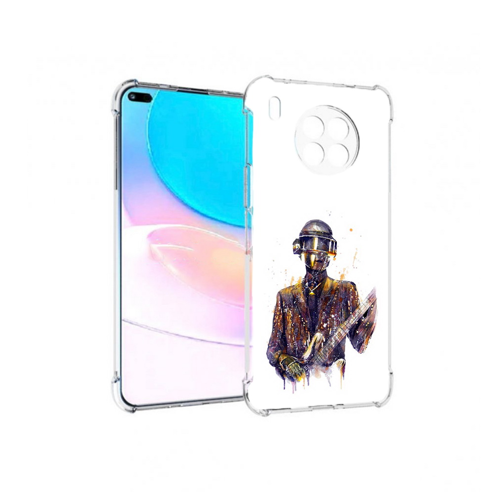Чехол задняя-панель-накладка-бампер MyPads космо-гитарист для Huawei Nova 8i
