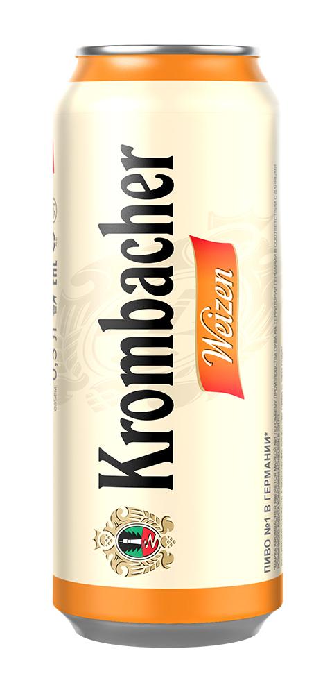 фото Пиво krombacher weizen светлое 5,3% 0,5 л