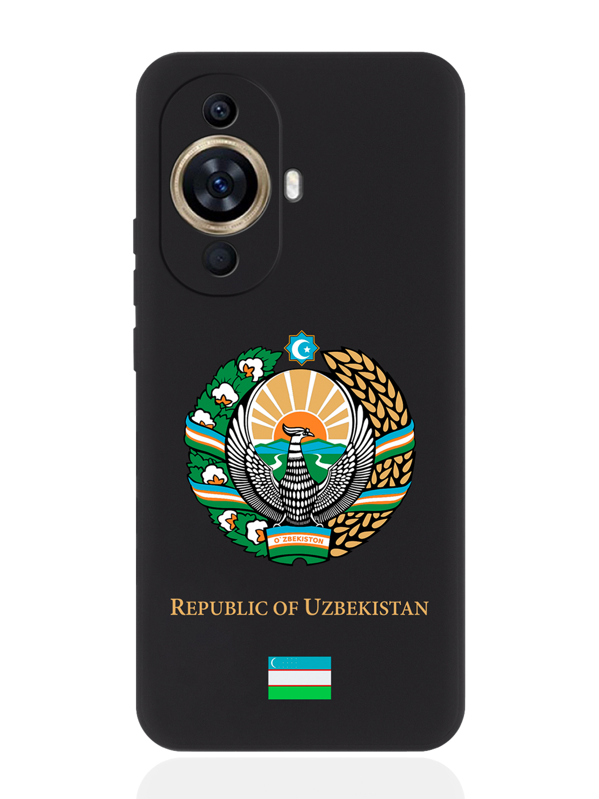 

Чехол SignumCase для Huawei Nova 11 Герб Узбекистана, Разноцветный, Huawei