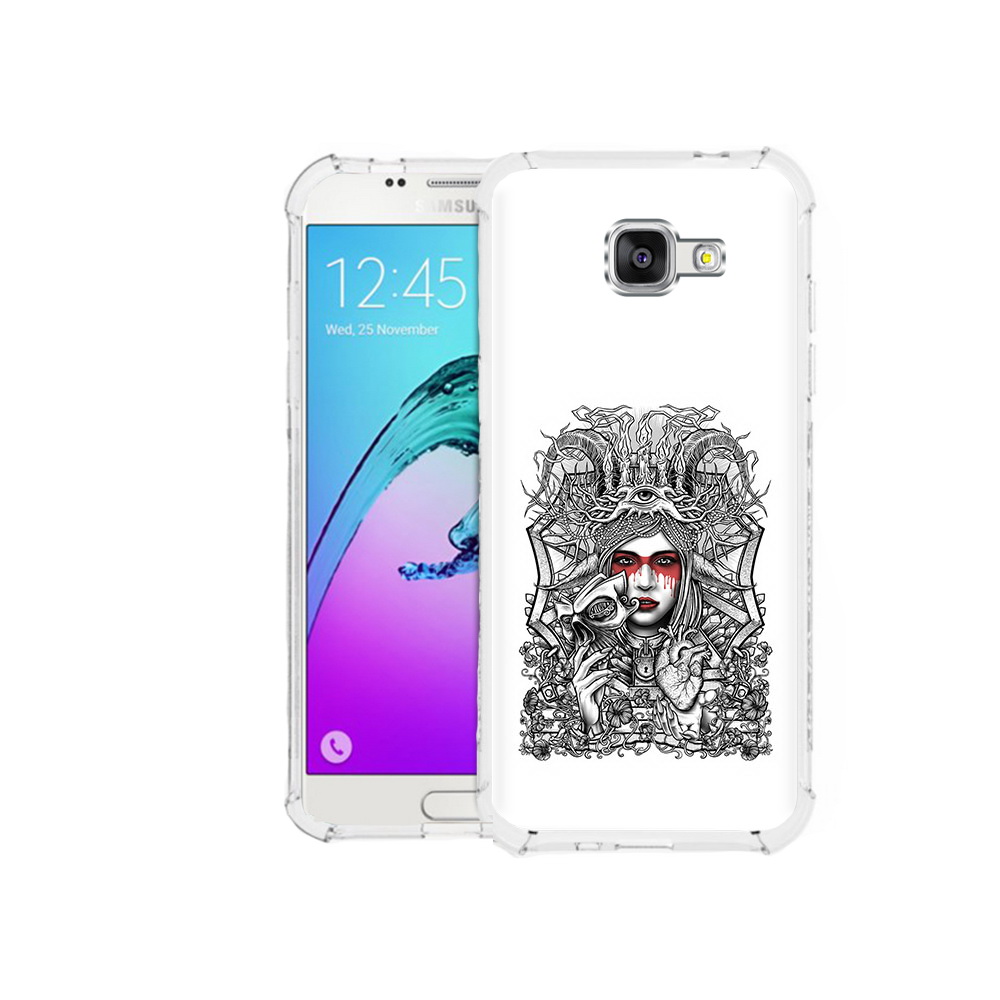 

Чехол MyPads Tocco для Samsung Galaxy A5 (2016) грусная девушка (PT25252.581.302), Прозрачный, Tocco