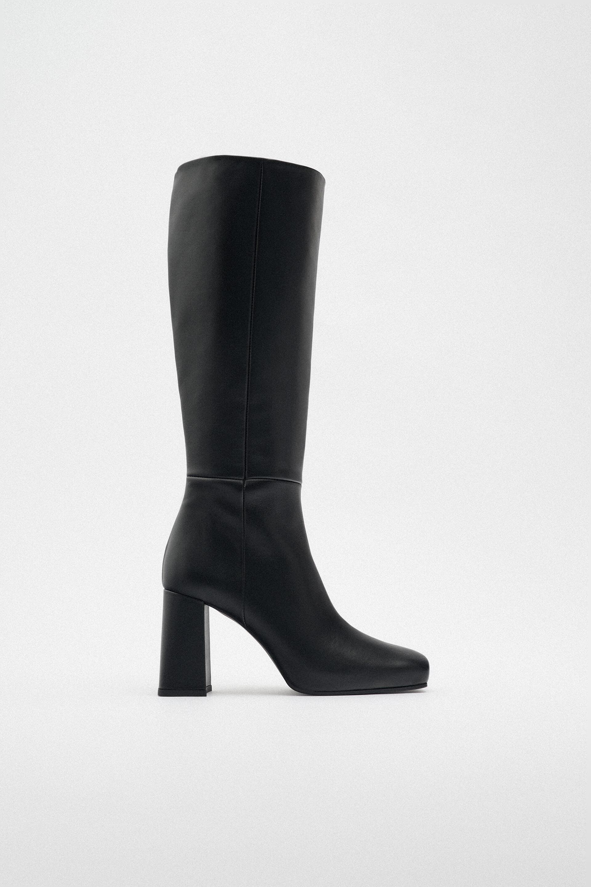 

Сапоги женские ZARA 200945 черные 42 RU (доставка из-за рубежа), 200945