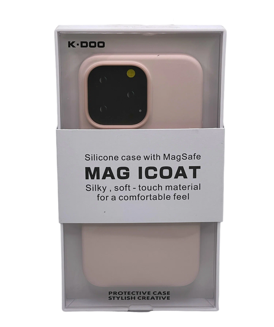 

Чехол-накладка K-Doo Mag iCoat для iPhone 13 Pro силиконовый (розовый)