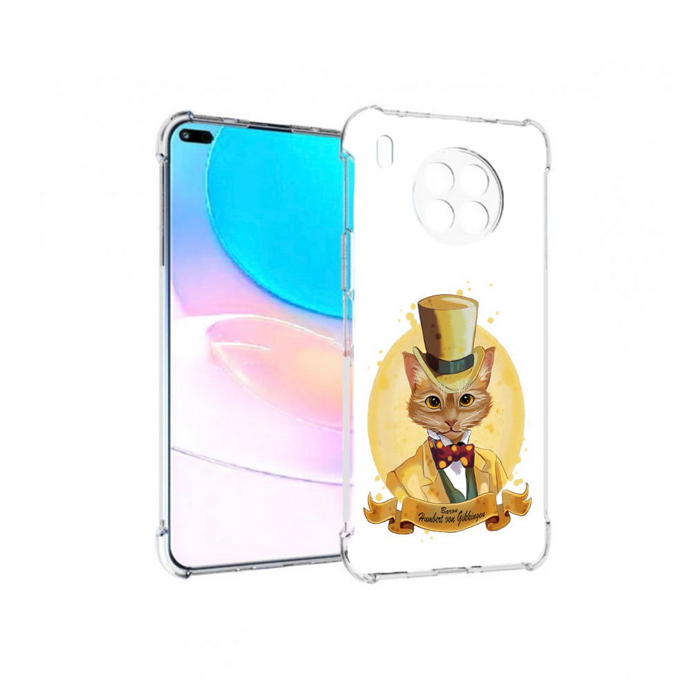 

Чехол задняя-панель-накладка-бампер MyPads кот юрист для Huawei Nova 8i, Прозрачный, Tocco
