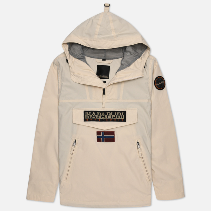 

Мужская куртка анорак Napapijri Rainforest Pocket Summer бежевый, Размер XXL, Rainforest Pocket Summer