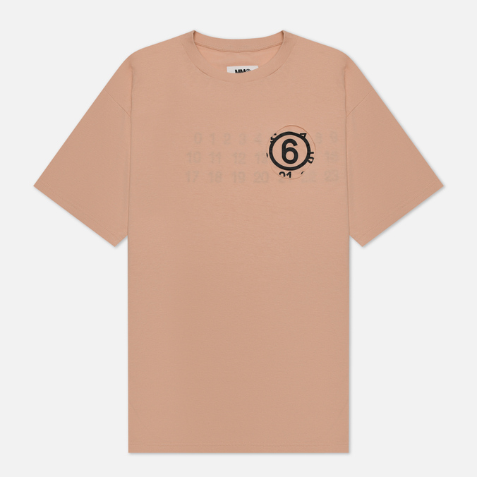 

Мужская футболка Maison Margiela MM6 Numeric Logo бежевый, Размер XXL, Numeric Logo