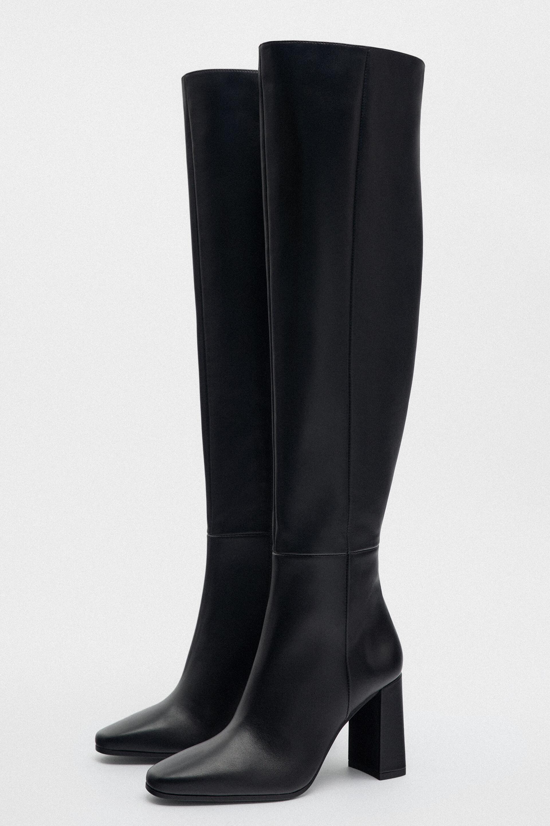 

Ботфорты женские ZARA 201935 черные 35 RU (доставка из-за рубежа), 201935