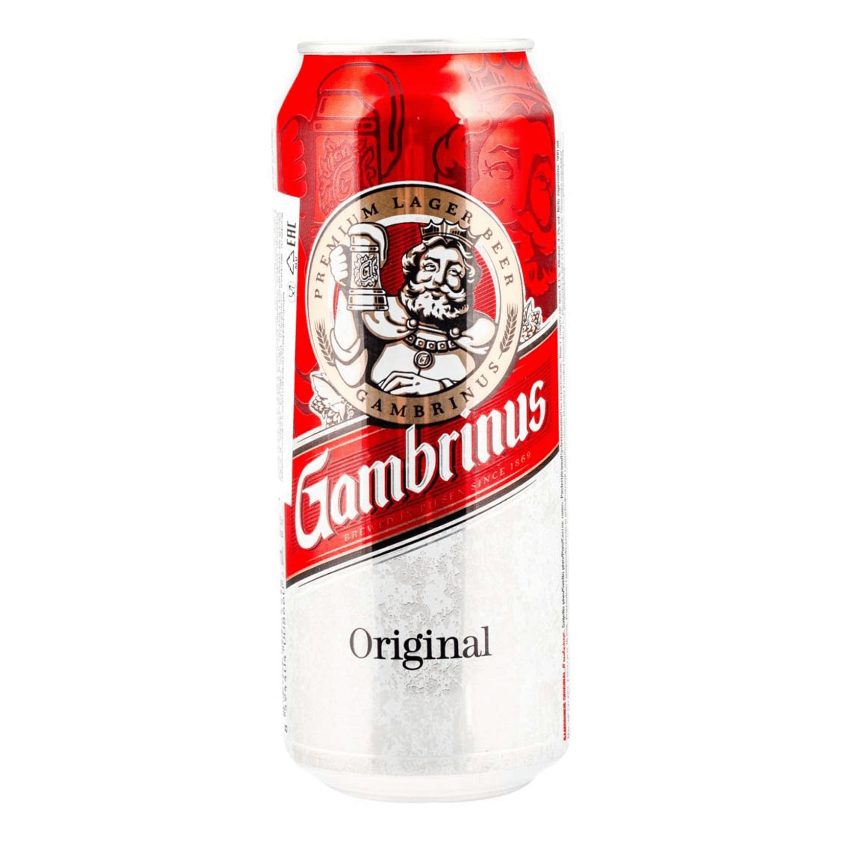 фото Пиво gambrinus original светлое 4,3% 0,5 л