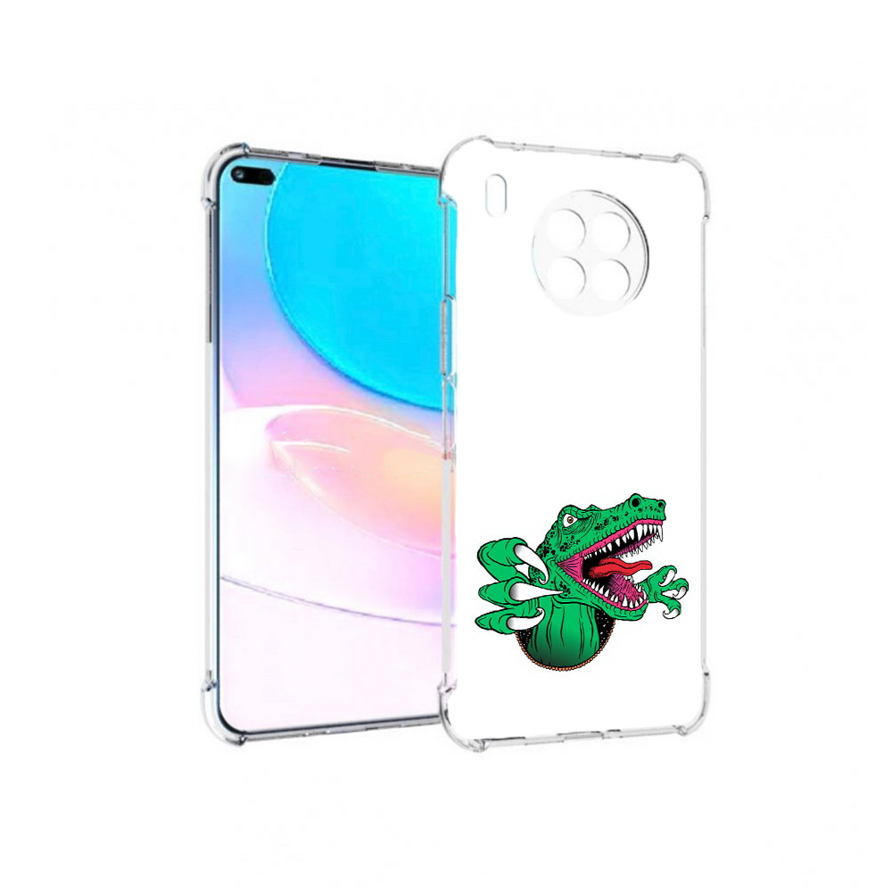 Чехол задняя-панель-накладка-бампер MyPads крокодил для Huawei Nova 8i