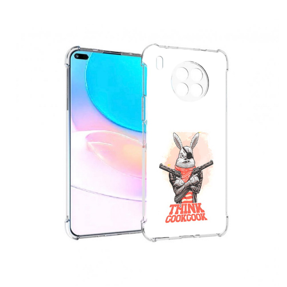 

Чехол задняя-панель-накладка-бампер MyPads кролик пират для Huawei Nova 8i, Прозрачный, Tocco
