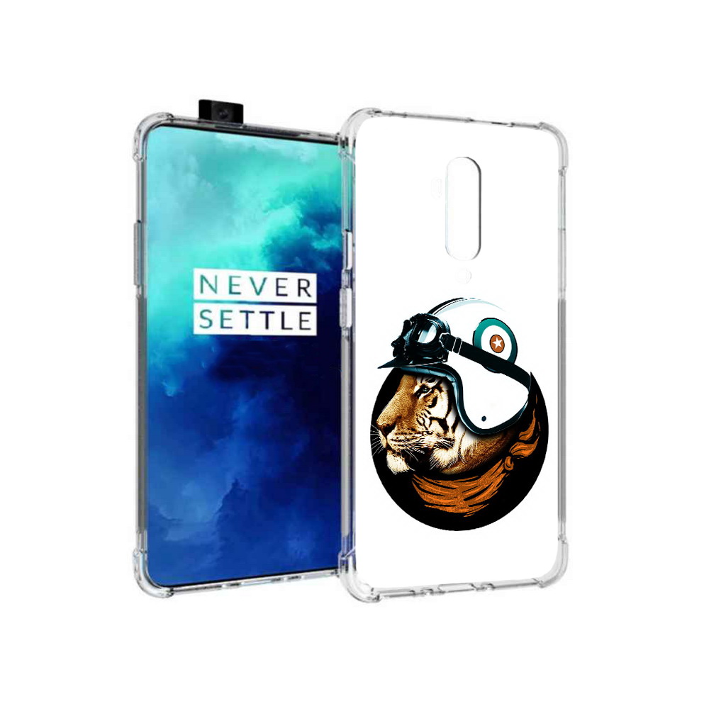 

Чехол MyPads Tocco для OnePlus 7T Pro Тигр в шлеме (PT139735.142.171), Прозрачный, Tocco
