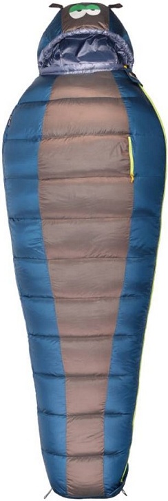 фото Спальный мешок пуховый bvn эрцог sport-3 worm, размер s (r) зеленый/коричневый