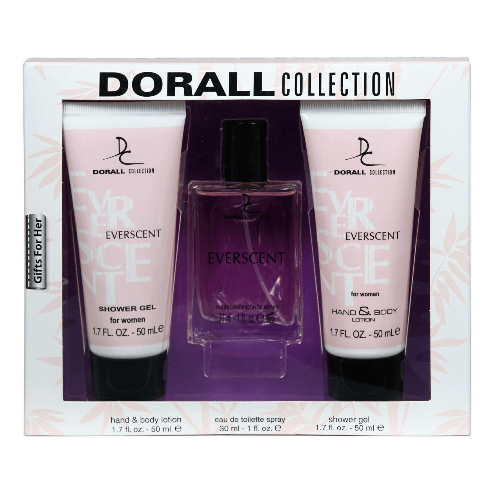 

Набор косметики для тела Dorall Collection Everscent для женщин 3 предмета