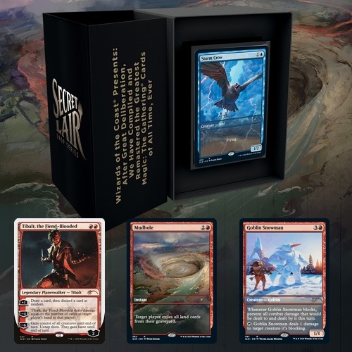 

Настольные игры Magic The Gathering: Secret Lair Drop THE GREATEST CARDS OF ALL TIME EVER, Wizards of the Coast Presents: After Great Deliberation, We Have Compiled and Remastered the Greatest Magic: The Gathering Cards of All Time, Ever