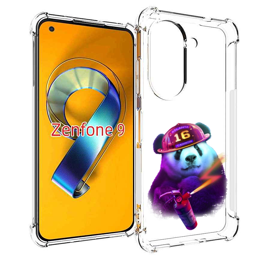 Чехол MyPads Яркая панда детский для Asus Zenfone 9 (AI2202)