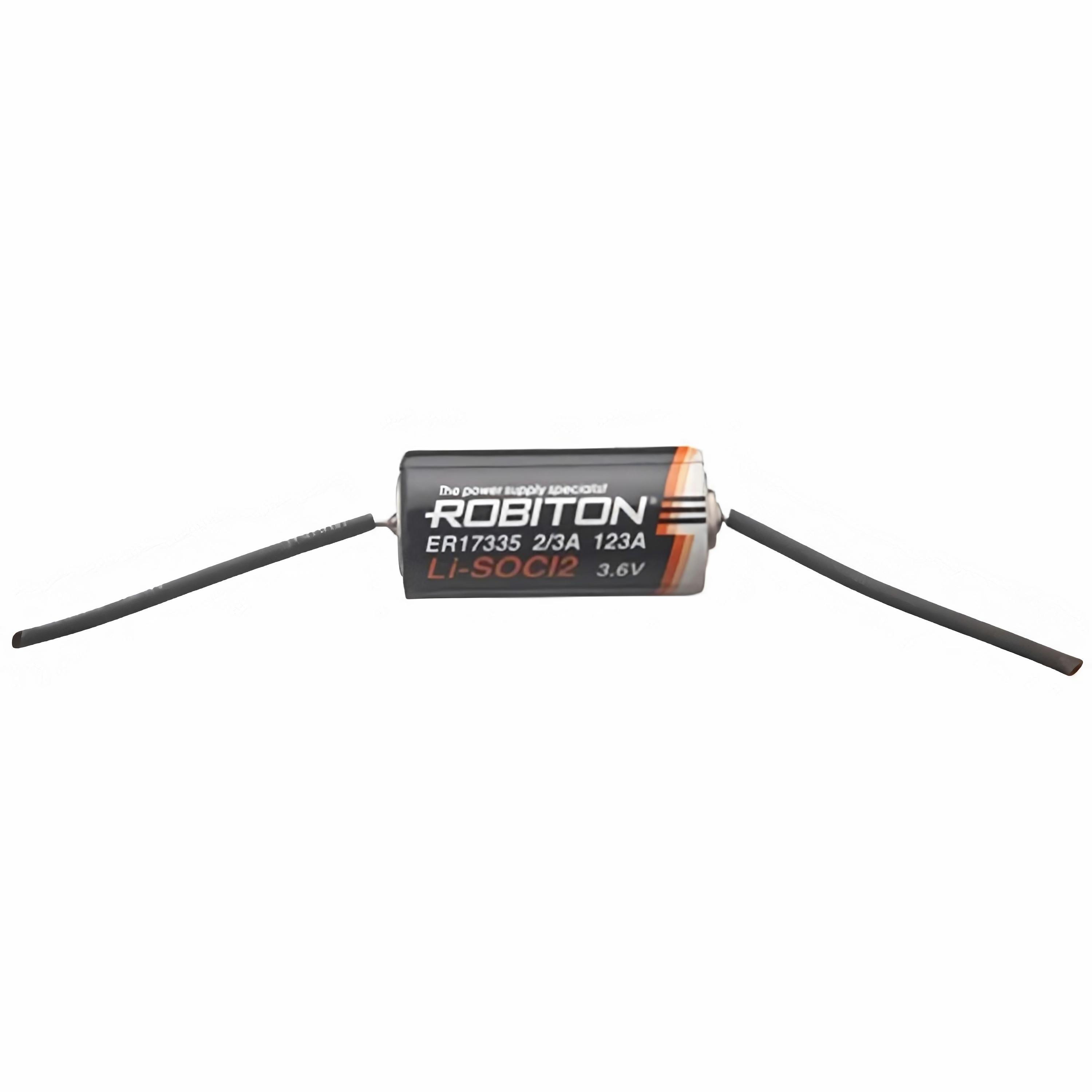 

Батарейка литий-тионилхлоридная ROBITON ER17335 2/3 A Lithium/ 3.6 В (3.6V) 1800 мАч