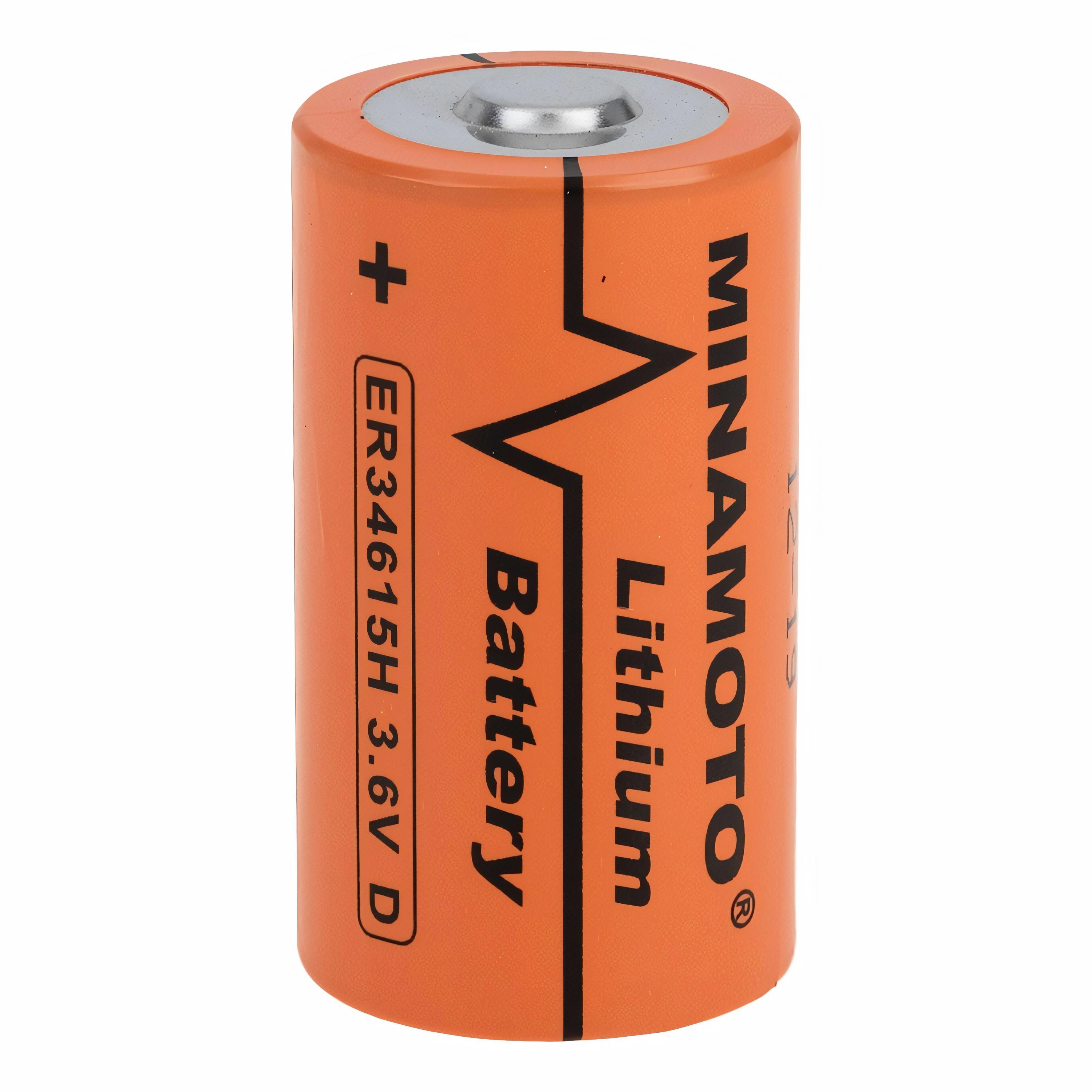 

Батарейка литий-тионилхлоридная MINAMOTO ER34615H (D/ R20) Lithium (3.6В/3.6V) 19000 мАч