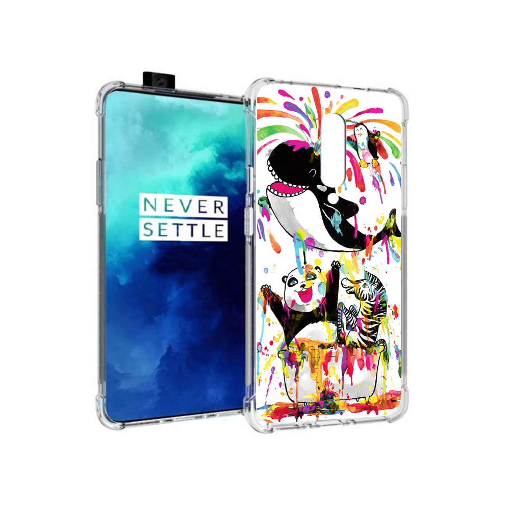 

Чехол MyPads Tocco для OnePlus 7T Pro Хиппи кит (PT139735.142.191), Прозрачный, Tocco