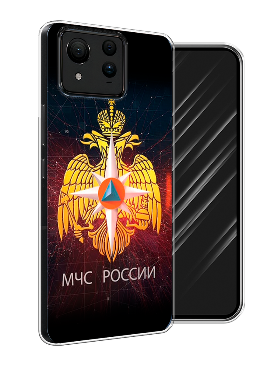 

Чехол Awog на Asus ZenFone 11 Ultra "МЧС России", Черный;желтый;красный, 45250-1