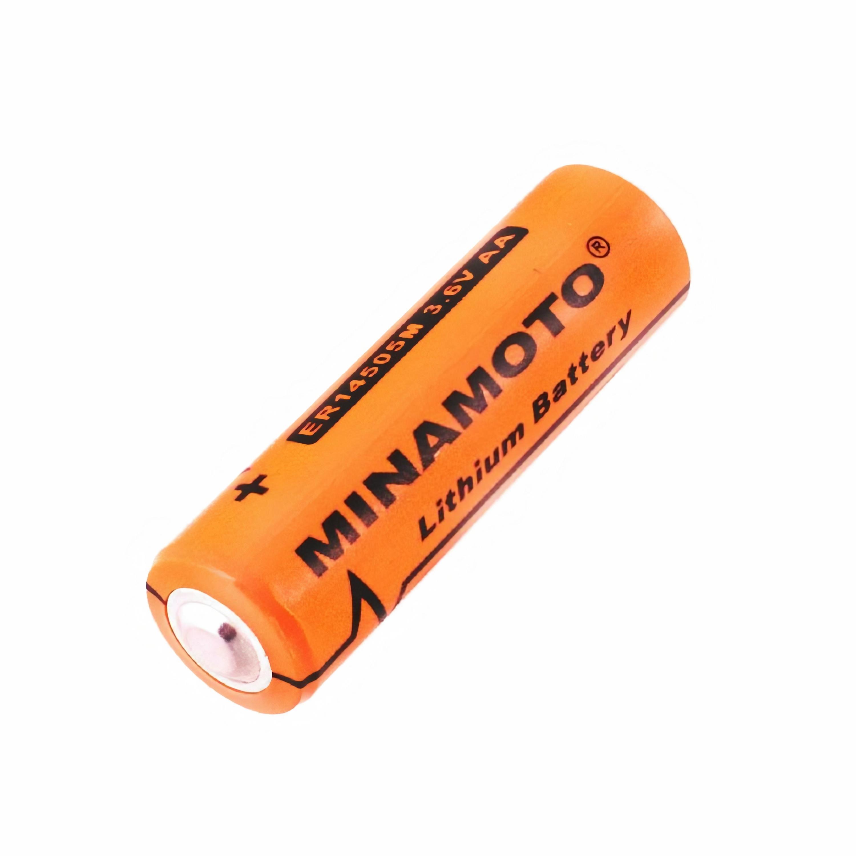 

Батарейка литий-тионилхлоридная MINAMOTO ER 14505М (АА) Lithium 3.6В (3.6V) 2200 мАч