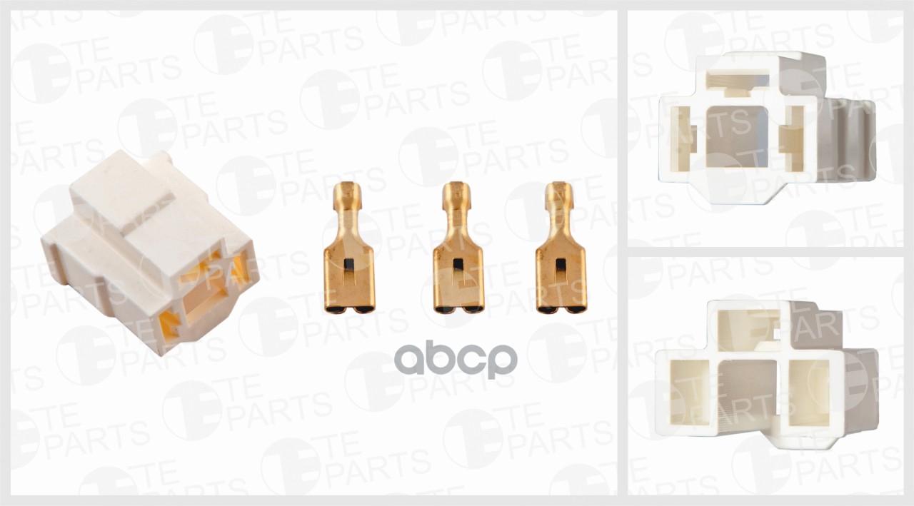 

TEPARTS 7741143 Разъём лампы H4 комплектация корпус, 3 клеммы 1шт