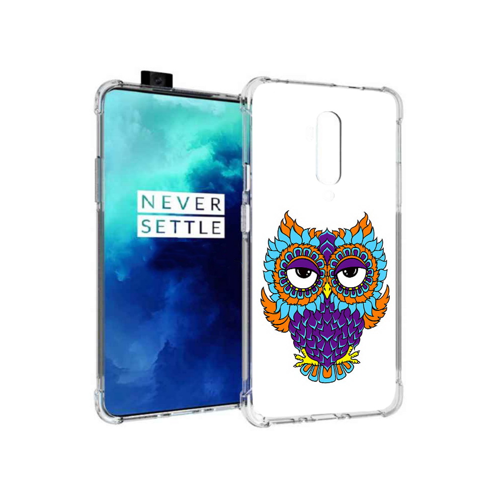 

Чехол MyPads Tocco для OnePlus 7T Pro Цветная сова (PT139735.142.198), Прозрачный, Tocco
