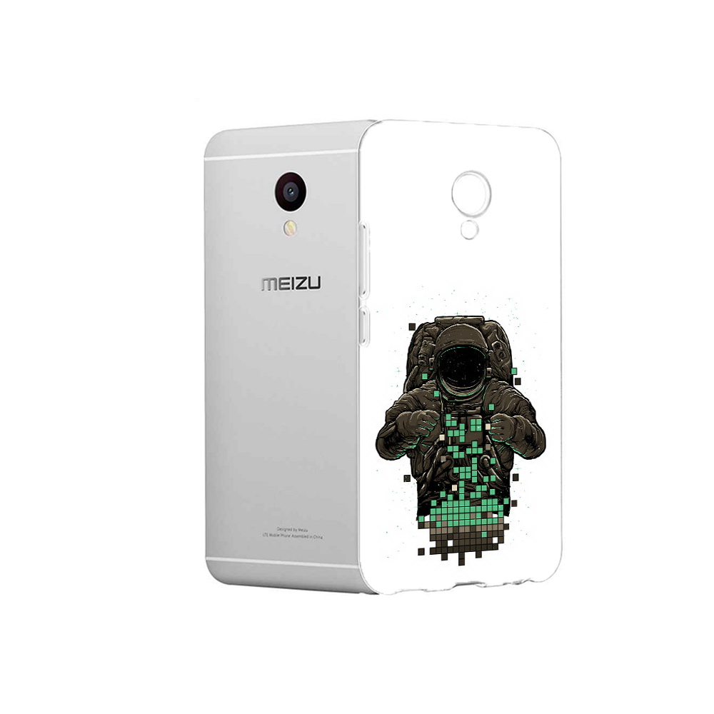 

Чехол MyPads Tocco для Meizu M3 космонавт с пикселями (PT46043.81.394), Прозрачный, Tocco