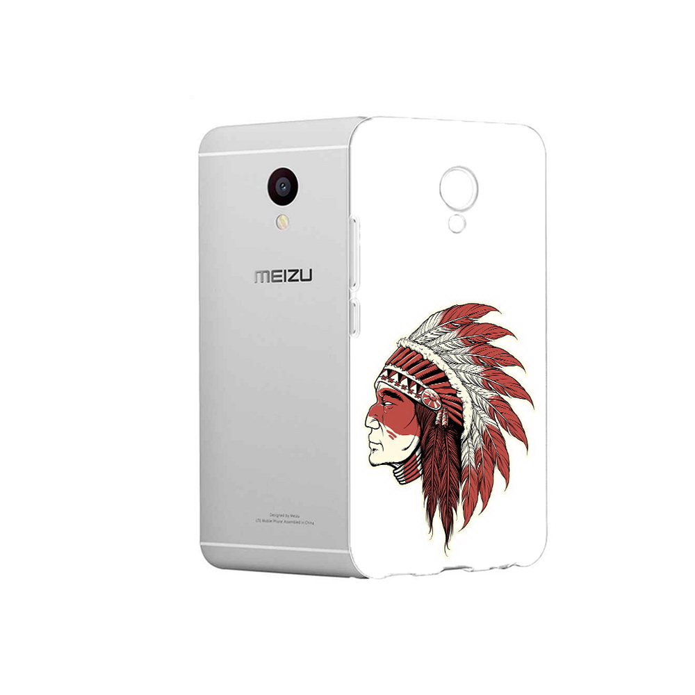 

Чехол MyPads Tocco для Meizu M3 красный индеец (PT46043.81.411), Прозрачный, Tocco